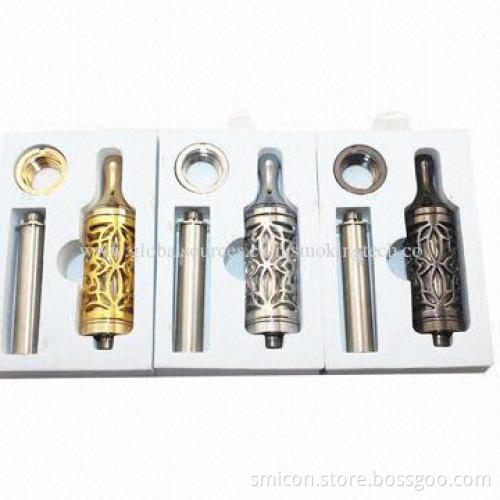 Electronic Cigarette Holotank 2 Atomizers with Pyrex Glass, Lock Ring and 3.5mL DCT Tank Capacity